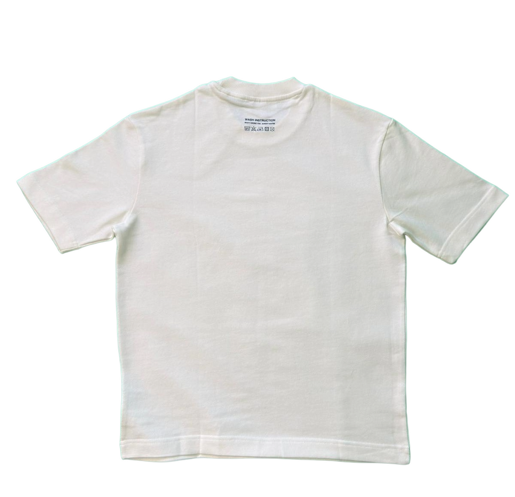 LEIRION Men's NEW YORK Oversized Heavyweight T-Shirt in Cream